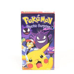 Pokémon: Psychic Surprise VHS (Pioneer & Viz Video, 1997, 1998) TESTED